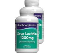 Lécithine 1200mg | Gélules Haute Pureté | 240 Gélules = 2 Mois d’Approvisionnement | Fabriqué au Royaume-Uni | Source Essentielle de Phospholipides | Certifié BPF