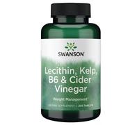 Lécithine, algues, B6 et vinaigre de cidre de pomme 240 comprimés Swanson