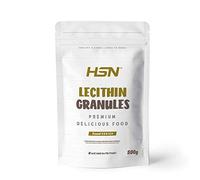 Lécithine de soja granulée HSN | 100% naturelle, riche en phospholipides et en nutriments, avec des acides gras essentiels, pour la cuisine | végétalienne, sans gluten, sans lactose, sans OGM, 500gr