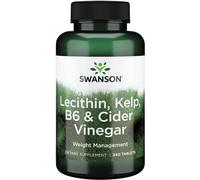 Lécithine, varech, B6, & vinaigre de cidre 240 comprimés Swanson Health Products