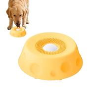 Leckball Hunde Slow Feeder Rutschfest - Lecknapf Langsamfresser Flüssigkeit Interaktiv | Lecknäpfe Hunde Katzen Welpen Spaßball 250ml | 17.4x5.7cm, Drinnen Draußen Wohnzimmer Boden Camping Reisen