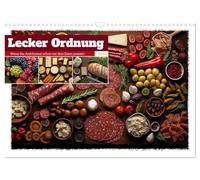 Lecker Ordnung (Wandkalender 2026 DIN A3 quer), CALVENDO Monatskalender: Wenn das Auge die schöne Ordnung genießt