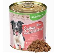 Lecker.Pet® | 12 x 800 g Luna's Repas de Viande juteuse avec Agneau Nourriture pour Chiens | Nourriture de Haute qualité pour Chiens | Riche en protéines & minéraux | sans céréales & sans Gluten