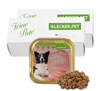 Lecker.Pet® | 22 x 150 g Luna's Fine Paté Riche en Dinde Nourriture Humide pour Chiens | Nourriture pour Chiens de Haute qualité | Naturelle & sans sucres ajoutés | Riche en Protéines & Minéraux