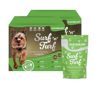 Lecker.Pet® 24 x 150 g Surf'n'Turf Pouches Nourriture Humide pour Chiens - 4 Sortes de Multipack | Nourriture pour Chiens de Haute qualité | Riche en protéines & minéraux | sans céréales