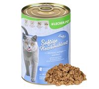 Lecker.Pet® | 6 x 400 g Emily's Repas de Viande juteuse avec b½uf, volaille & Poisson Nourriture Humide pour Chats | Nourriture pour Chats de Haute qualité | Nourriture complète sans Gluten