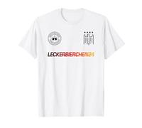 LECKERBIERCHEN24 Maillot de Football en Forme de bière, Allemagne T-Shirt