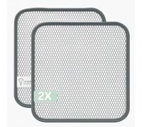 Leckerhelfer Cleanpro Lot de 2 chiffons de nettoyage pour pâte - Nettoyeur de pâte et décapant - Chiffon en maille pour enlever les restes de pâte - Chiffon de nettoyage pour les saletés tenaces