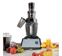 Leckerhelfer SaftPRO Extracteur de jus Thermomix TM7 avec adaptateur | Pressage à froid avec couvercle adaptateur V2 pour fruits, légumes, céleri et sorbets, silencieux et passe au lave-vaisselle