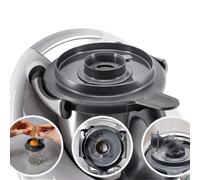 Leckerhelfer SplashPRO Protection anti-éclaboussures et séparateur de jaune d'œuf compatible avec les Thermomix TM6, TM5 et TM31 et Monsieur Cuisine