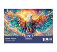 L'Éclair de Plumes Arc-en-Ciel survole Un Paysage Vivant Puzzle De 1000 Pièces Eagle Jeu Éducatif Classique pour Le Temps des Puzzles en Famille 38x26cm/1000pcs
