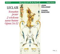 Leclair:Sonates pour 2 Violons allemand]