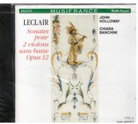 Leclair : Sonates pour violon op.12 / Chiara Banchini, John Holloway - CD