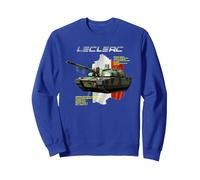 Leclerc, Notre Char Sweatshirt, Unisexe pour Adultes, Bleu Royal, S