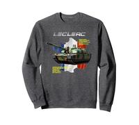 Leclerc, Notre Char Sweatshirt, Unisexe pour Adultes, Chiné Foncé, S