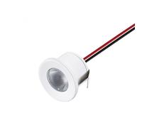 LeClubLED Mini Spot LED Encastrable 1W Blanc du Jour 6000K DC12V perçage 25mm 120lm