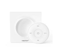 LeClubLED Mini Télécommande 2.4GHz - CCT et luminosité ajustables Sans Fil Blanc K2