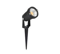 LeClubLED Piquet Lumineux LED Etanche IP65, Projecteur LED 220V en aluminium à planter ou fixer pour jardin et extérieur (Blanc Chaud 3000k, 4 watts)