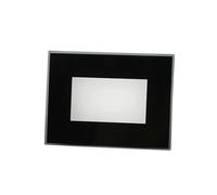 LeClubLED Spot LED 5W Encastrable Mural Escalier Étanche IP66 220V 240lm 3CCT angle 120° - spot extérieur avec teinte de lumière réglable - (Noir, Rectangulaire)