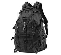 LecMy 25L Military Tactical Backpack for Men Women Army Molle Rucksack 3 Day Assault Pack Bug Out Bag Hunting Camping Hiking Rucksack(A-black,25L)