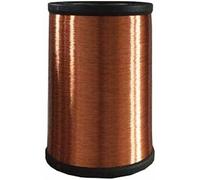 LecMy Fil de cuivre émaillé, Fil émaillé de 0,06 mm Fil de bobinage en cuivre Fil de réparation émaillé Longueur 3700 m-Diamètre 0,06 mm