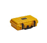 LecMy Waterproof Portable Protective Case, Hard Camera Case with Customizable Foam, 11.65 x8.35x3.78inches,Fit for Drones,Camera,Lens,Equipments(Elegant Black)(Yellow)
