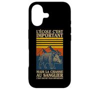 L'école C'est Important mais La Chasse Au Sanglier Est Mieux Coque pour iPhone 17