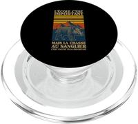 L'école C'est Important mais La Chasse Au Sanglier Est Mieux PopSockets PopGrip pour MagSafe