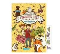 L'école des animaux magiques : mon journal intime + autocollant cool, livre pour enfants à partir de 8 ans