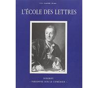 L'école des lettres n°10 : Diderot, paradoxe sur le comédien