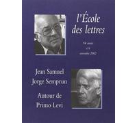 L'Ecole des lettres, numéro 6 : Autour de Primo Levi - Collectif - L'ecole Eds De - broché - Scolaire / Universitaire