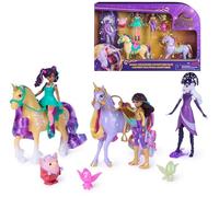 L'École des Licornes, Coffret Multipack Aventures avec Sophia, Ava, Ravenzella, Wildstar, Leaf et Bien Plus Encore, poupées et Licornes pour Filles à partir de 4 Ans, Violet