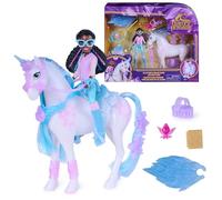 L'École des Licornes, L'Aventure Pierres précieuses de Glacier avec poupée Layla et 13 Accessoires, poupées Licornes pour Filles à partir de 4 Ans