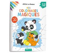 L'ecole des pandas - mes coloriages magiques - les lettres - Dominique Butet - Auzou Éditions - cartonné - Scolaire / Universitaire