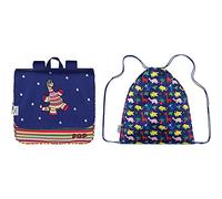 L'Ecole des Tann's Cartable Souple - Maternelle et Multi-activités 29 cm Bleu Foncé