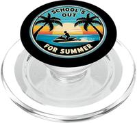 L'école est finie pour le plaisir des professeurs d'été en jet-ski vintage PopSockets PopGrip pour MagSafe