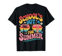 L'école est finie pour les professeurs d'été, dernier jour d'école rétro T-Shirt