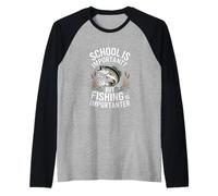 L'école est Importante mais la pêche est Un importateur Qui Dit Manche Raglan
