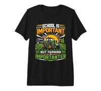 L'école est Importante mais l'agriculture est Importanter T-Shirt Haut de Gamme
