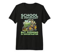 L'école est Importante mais l'agriculture est Importanter T-Shirt Haut de Gamme