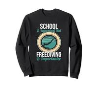 L'école est Importante mais l'apnée est Importanter Sweatshirt