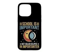 L'école est Importante mais l'importateur d'éclipses solaires Coque pour iPhone 15 Pro Max
