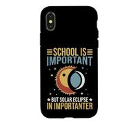 L'école est Importante mais l'importateur d'éclipses solaires Coque pour iPhone X/XS