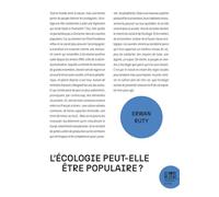 L'écologie peut-elle être populaire ? - Erwan Ruty - Le Bord De L'eau Eds - broché - Essai
