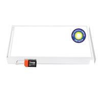 LECOM Panneau LED 120x60 - Dalle LED Blanc Neutre 6000lm Très Puissant Kit Saillie Fixation Luminaire Plat pour Plafond Plafonnier Rectangulaire (4000K avec Cadre de Montage)