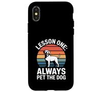 Leçon 1 de Dicton canin : caressez Toujours Le Chien Coque pour iPhone X/XS