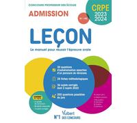 Leçon M1 M2 - Le Manuel Pour Réussir L'épreuve Orale