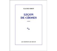 Leçon de choses - Claude Simon - Minuit - Livre