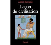 Leçon de civilisation