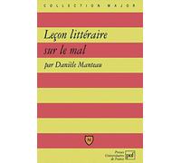Leçon littéraire sur le mal